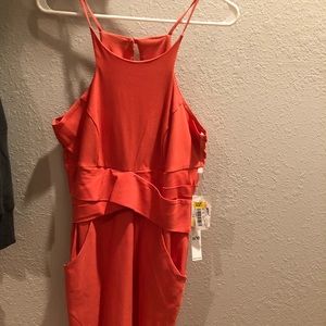 Peach dress, size 9/10, New with tags